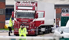 Chiếc container đông lạnh chứa thi thể 39 người tại hạt Essex (Anh).