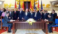 Lễ ký kết các thỏa thuận kinh doanh Hoa Kỳ và Việt Nam