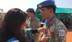 "Sứ giả hòa bình" Việt Nam đón nhận phần thưởng cao quý của Liên Hợp Quốc.