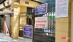 Một số bệnh viện ở Hà Nội đã tiến hành phân luồng bệnh nhân. Ảnh: Anh Lê