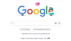Hình ảnh tại trang chủ Google Việt Nam ngày 13/4. Ảnh chụp màn hình - Anh Lê.