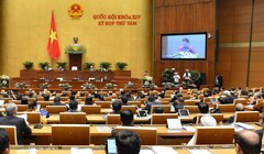 Một phiên làm việc của kì họp thứ 8, Quốc hội khóa XIV - tháng 12/2019. Ảnh: Quochoi.vn