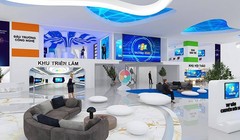 Không gian triển lãm trực tuyến tại FPT Techday 2020.