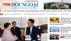 Giao diện Trang Thông tin đối ngoại.