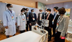 Thứ trưởng Bộ Y tế Nguyễn Trường Sơn kiểm tra hoạt động y tế phục vụ Đại hội Đảng