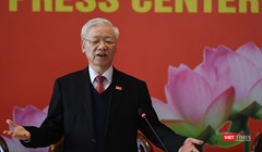 Tổng Bí thư chủ trì cuộc họp báo đầu tiên sau thành công của Đại hội Đảng XIII.