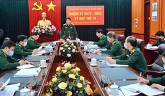 Đại tướng Lương Cường - Ủy viên Bộ Chính trị, Ủy viên Thường vụ QUTƯ, Chủ nhiệm Tổng cục Chính trị, Chủ nhiệm UBKT QUTƯ - chủ trì kỳ họp.