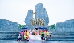 Một ngày chạy dưới mưa của runner Quảng Bình.