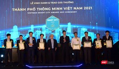9 giải thưởng Thành phố thông minh Việt Nam 2021 được trao cho 4 đô thị.