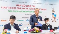 Ông Nguyễn Thành Hưng - Chủ tịch VNISA - thông tin về cuộc thi "Học sinh với An toàn thông tin năm 2022" lần đầu tiên được tổ chức.