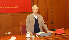 Tổng Bí thư Nguyễn Phú Trọng, Trưởng Ban Chỉ đạo Trung ương về phòng, chống tham nhũng, tiêu cực chủ trì phiên họp thứ 21 của Ban Chỉ đạo.