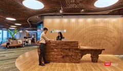 Văn phòng mới của Microsoft Việt Nam có diện tích 700m2, đặt tại tòa nhà Capital Place 29 Liễu Giai (Hà Nội).