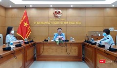 Ông Ngô Hướng Nam trao đổi với VietTimes tại Lễ phát động TECHFEST 2022.