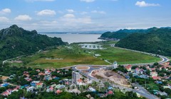 Khu đô thị, du lịch dịch vụ khoáng nóng và sân gôn quốc tế Xuân Đám có địa thế tựa núi - hướng biển