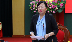 Bà Nguyễn Thanh Hải - Bí thư Tỉnh ủy Thái Nguyên. Ảnh: Cổng TTĐT Đảng bộ tỉnh Thái Nguyên.