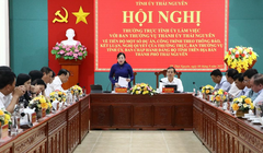 Bí thư Tỉnh ủy Nguyễn Thanh Hải phát biểu chỉ đạo tại Hội nghị.