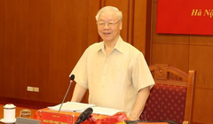 Tổng Bí thư Nguyễn Phú Trọng phát biểu chỉ đạo phiên họp.