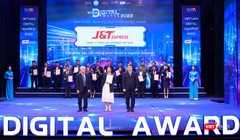 J&T Express được trao Giải thưởng Chuyển đổi số Việt Nam 2022, tại hạng mục 5 - Sản phẩm, dịch vụ, giải pháp nước ngoài.