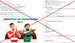 Những nội dung quảng cáo cá độ bóng đá dễ thấy trên Facebook.