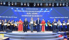 Lễ vinh danh “Sản phẩm công nghệ số Make in Viet Nam” năm 2022 được tổ chức trong khuôn khổ Diễn đàn Quốc gia Phát triển doanh nghiệp công nghệ số Việt Nam (VFTE 2022).