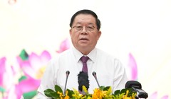 Ông Nguyễn Trọng Nghĩa, Bí thư Trung ương Đảng, Trưởng ban Tuyên giáo Trung ương phát biểu tại hội nghị. Ảnh: Nguyễn Nguyễn.