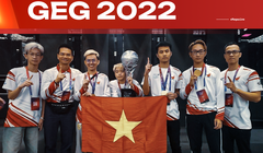 PUBG Mobile Việt Nam giành HCV ở GEG 2022.