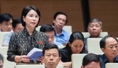 Đại biểu Trần Thị Nhị Hà nêu thực trạng về quy định suất vốn đầu tư công trình y tế.