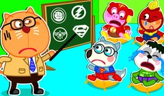 Hình ảnh bộ nhân vật Wolfoo do Sconnect sở hữu bản quyền.