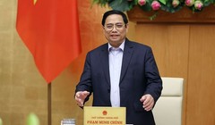 Thủ tướng Chính phủ Phạm Minh Chính chủ trì phiên họp Chính phủ thường kỳ.