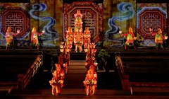 Nhiều công nghệ số hiện đại được trình diễn trên sân khấu của Festival Huế 2024.