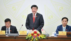 Tổng Thư ký Quốc hội, Chủ nhiệm Văn phòng Quốc hội Bùi Văn Cường chủ trì họp báo về dự kiến Chương trình Kỳ họp thứ 7, Quốc hội khóa XV.