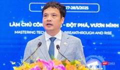 Chủ tịch VINASA Nguyễn Văn Khoa cho rằng hành trình để Việt Nam trở thành một quốc gia số phát triển, một trung tâm công nghệ trong khu vực vẫn còn nhiều thách thức. Ảnh: V.Anh.