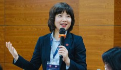 PGS.TS Phạm Thu Hương bám sát phương châm “khác biệt để dẫn đầu” nhằm thúc đẩy văn hoá đổi mới sáng tạo tại trường Đại học Ngoại Thương.