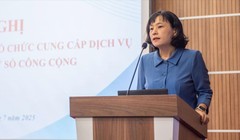 Bà Tô Thị Thu Hương cho biết NEAC đang nghiên cứu, ứng dụng các công nghệ mới, đặc biệt là các giải pháp bảo mật hậu lượng tử.