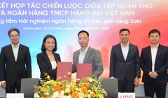 Công ty Cổ phần Tập đoàn VNG và Ngân hàng TMCP Hàng Hải Việt Nam (MSB) hợp tác chiến lược. Ảnh: VNG.