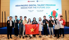 Đội Việt Nam tại cuộc thi Hạt giống cho Tương lai - Tech4Good năm 2024 khu vực châu Á - Thái Bình Dương.