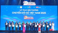 5 cơ quan nhà nước và 17 doanh nghiệp, đơn vị sự nghiệp chuyển đổi số xuất sắc được tôn vinh tại VDA2025.