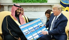 Ông Trump gạt phăng 3 nghị quyết chung của giới lập pháp để bán vũ khí cho các đồng minh Trung Đông (Ảnh: SCMP)