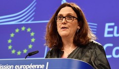 Cao ủy Thương mại EU Cecilia Malmstrom (Ảnh: CNBC)