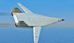 Mẫu máy bay tầm xa PAK DA của Nga (Ảnh: Sputnik)