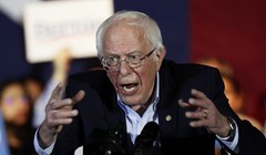 Thượng nghị sĩ Bernie Sanders, ứng viên hàng đầu của đảng Dân chủ hiện nay (Ảnh: TimeofIsrael)