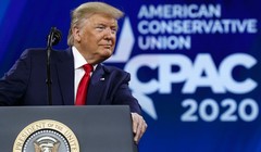 Tổng thống Mỹ Donald Trump tại hội nghị CPAC (Ảnh: Fox News)