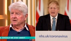 Ông Stanley Johnson (trái) tuyên bố ẫn đi bar như thường, bất chấp khuyến cáo từ chính phủ của con trai mình (Ảnh: Metro)