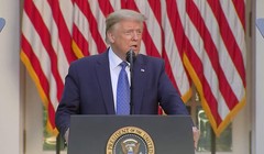 Tổng thống Donald Trump tuyên bố sẽ triển khai hàng nghìn binh sĩ có vũ trang để dẹp biểu tình (Ảnh: Getty)