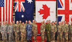 Các quan chức quân đội của liên minh Five Eyes tham dự Hội nghị Bộ tư lệnh không gian năm 2019 (Ảnh: Handout)