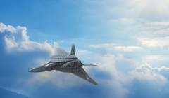 Ảnh đồ họa mẫu máy bay chiến đấu mà Nhật Bản muốn sản xuất trong nước (Ảnh: Getty)