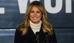 Đệ nhất phu nhân Melania Trump nói lời từ biệt trước khi rời Nhà Trắng (Ảnh: Verietyinfo)