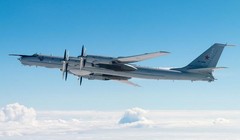 Máy bay Tu-142MZ Nga trong một chuyến bay năm 2020 (Ảnh: Russian Planes)