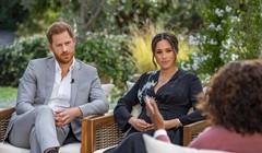 Harry và Meghan trong cuộc phỏng vấn với Oprah Winfrey (Ảnh: NBC)