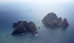 Nhóm đảo tranh chấp mà Hàn Quốc gọi là Dokdo, còn Nhật BẢn gọi là Takeshima (Ảnh: VOA)